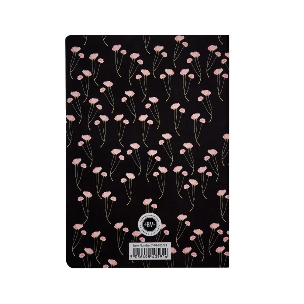 Soft Touch Journal 2 Pack Poppies + Spring Flowers Notebook Set - Unique Gift